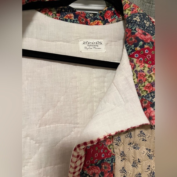 Handmade Multicolor Patchwork Puffer Jacket - Picture 3 of 6